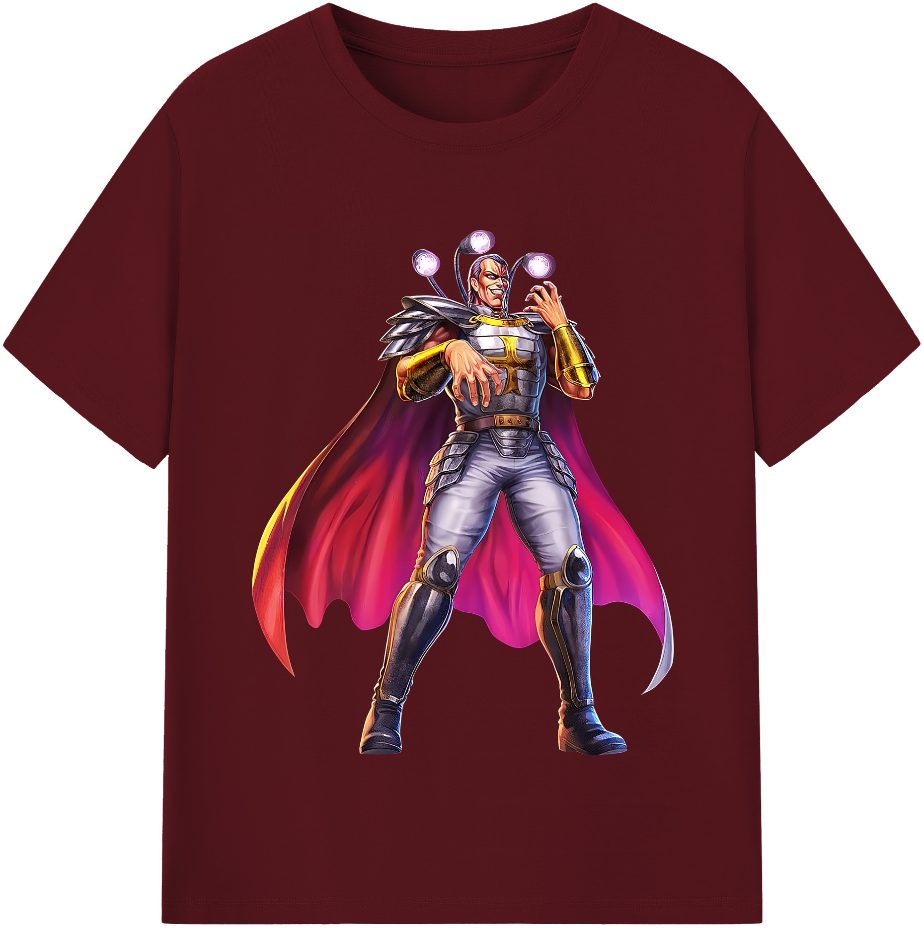 （画像用） 北斗の拳 Fist of the North Star 綿100％半袖Tシャツ（フロントプリント）